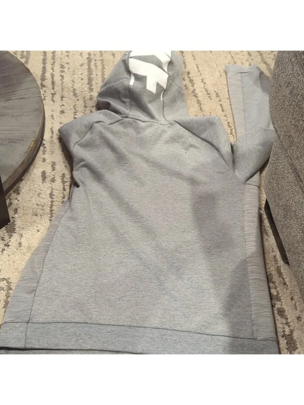 Nike Grey Hooded Sweatshirt